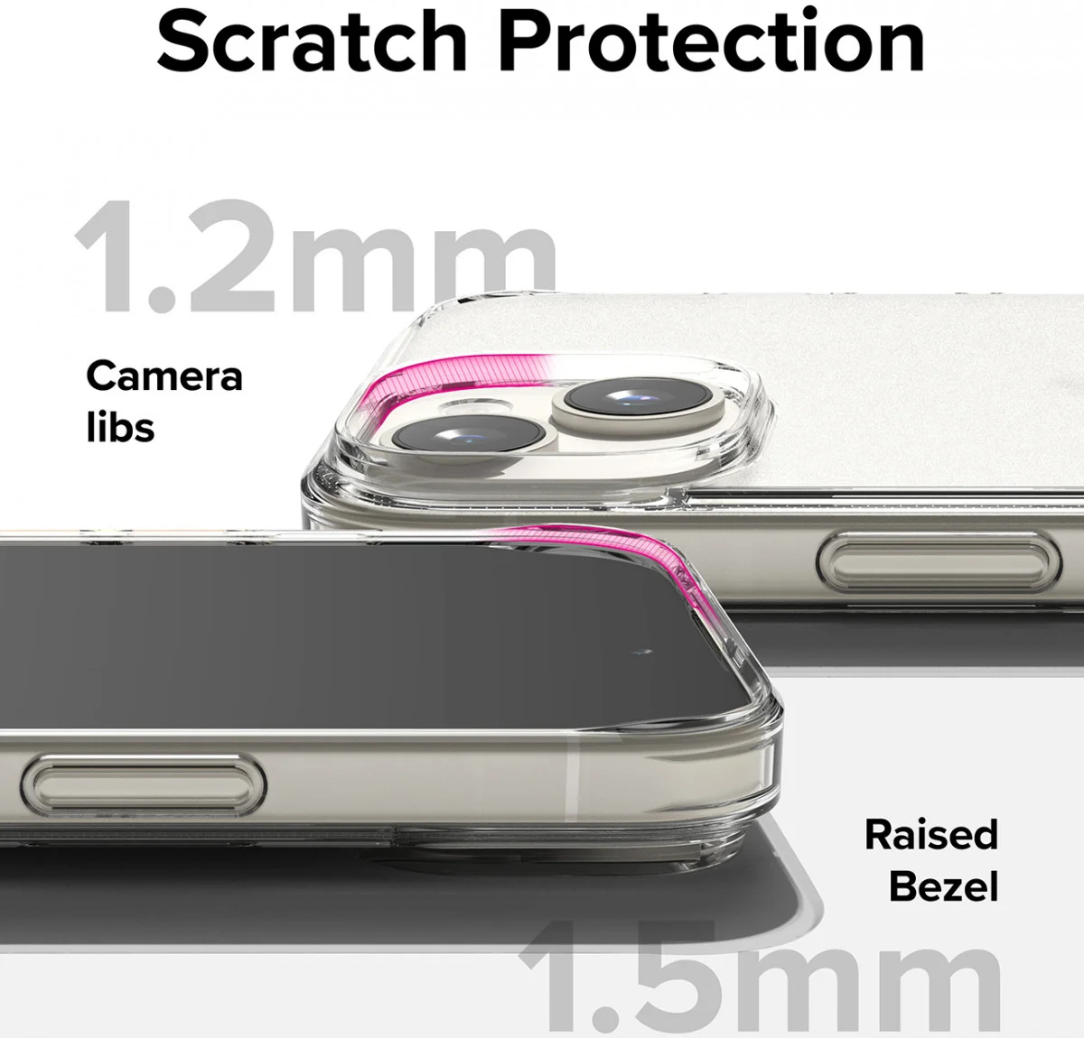 Ringke Fusion Apple iPhone 15 Plus Hoesje Back Cover Matte Transparant afbeelding 7