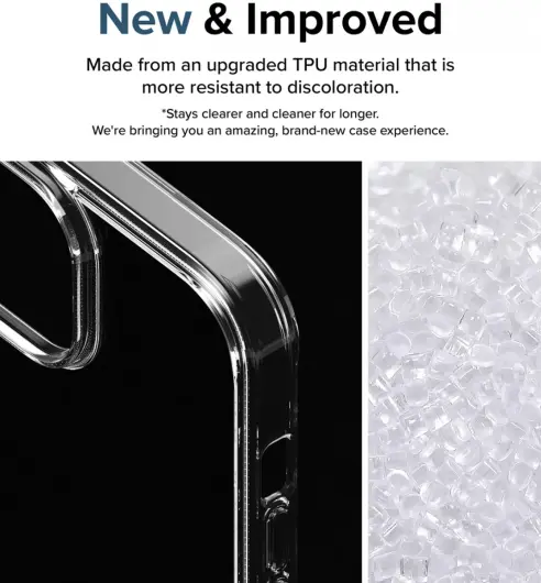 Ringke Fusion Apple iPhone 15 Plus Hoesje Back Cover Matte Transparant afbeelding 5