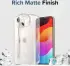 Ringke Fusion Apple iPhone 15 Plus Hoesje Back Cover Matte Transparant afbeelding 2