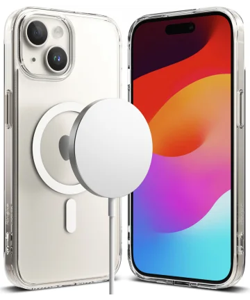 Ringke Fusion Apple iPhone 15 Plus Hoesje MagSafe Matte Transparant Hoesjes