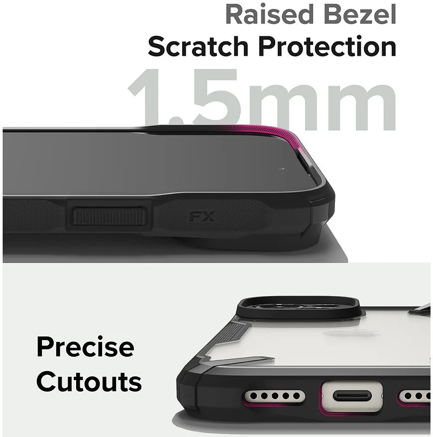 Ringke Fusion X Apple iPhone 15 Plus Hoesje Back Cover Zwart afbeelding 10