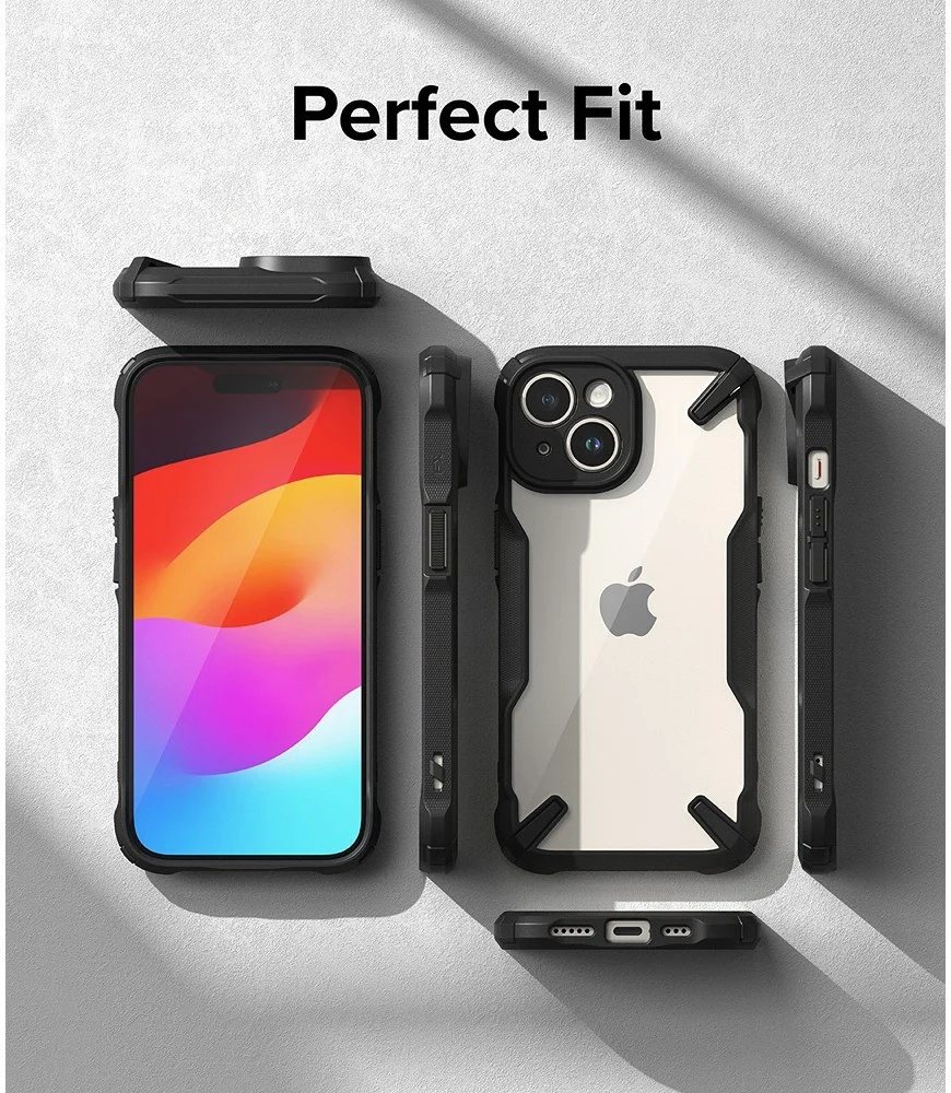 Ringke Fusion X Apple iPhone 15 Plus Hoesje Back Cover Zwart afbeelding 11