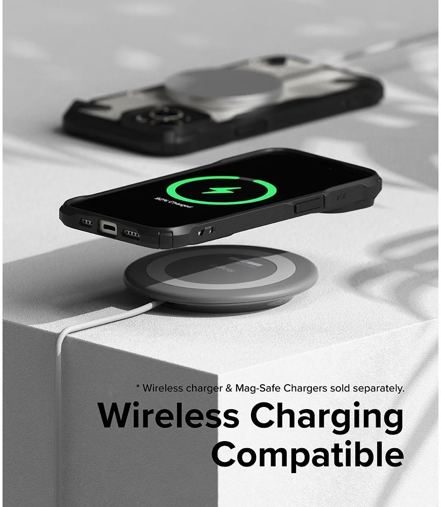 Ringke Fusion X Apple iPhone 15 Plus Hoesje Back Cover Zwart afbeelding 12