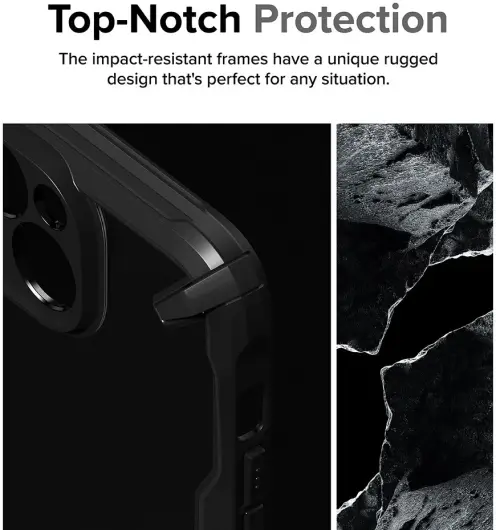 Ringke Fusion X Apple iPhone 15 Plus Hoesje Back Cover Zwart afbeelding 8