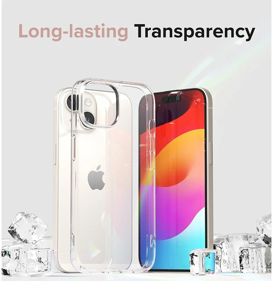 Ringke Air Apple iPhone 15 Plus Hoesje Flexibel TPU Transparant afbeelding 3
