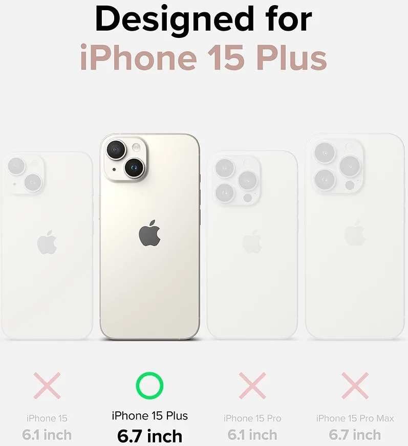 Ringke Air Apple iPhone 15 Plus Hoesje Flexibel TPU Transparant afbeelding 6
