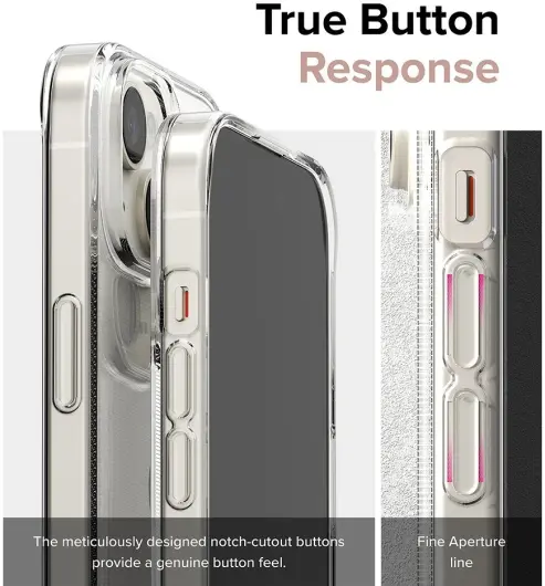 Ringke Air Apple iPhone 15 Plus Hoesje Flexibel TPU Transparant afbeelding 8