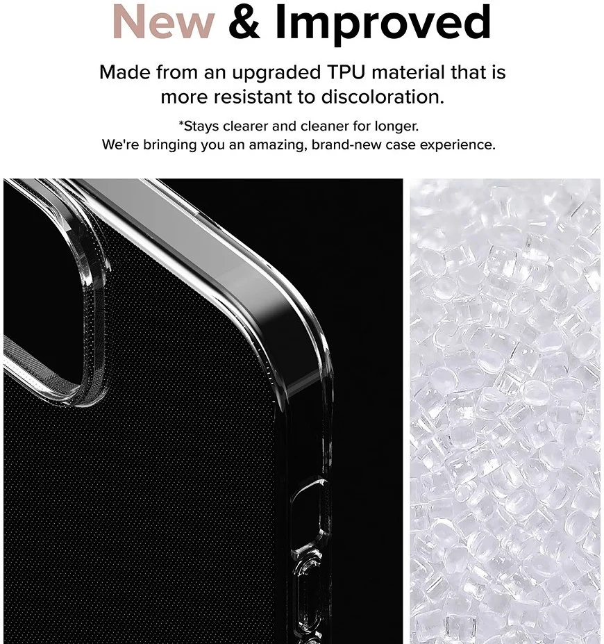 Ringke Air Apple iPhone 15 Plus Hoesje Flexibel TPU Glitter Clear afbeelding 11