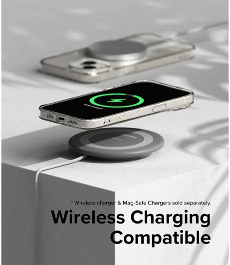 Ringke Air Apple iPhone 15 Plus Hoesje Flexibel TPU Glitter Clear afbeelding 7