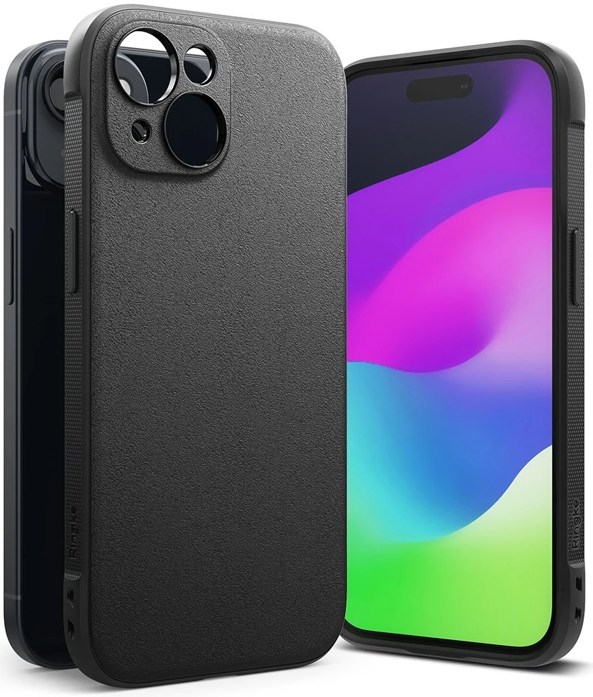 Ringke Onyx Apple iPhone 15 Plus Hoesje Flexibel TPU Back Cover Zwart afbeelding 2