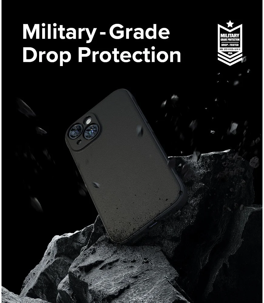 Ringke Onyx Apple iPhone 15 Plus Hoesje Flexibel TPU Back Cover Zwart afbeelding 3