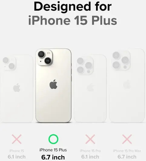 Ringke Onyx Apple iPhone 15 Plus Hoesje Flexibel TPU Back Cover Zwart afbeelding 7