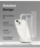 Ringke Fusion Apple iPhone 15 Hoesje Back Cover Matte Transparant