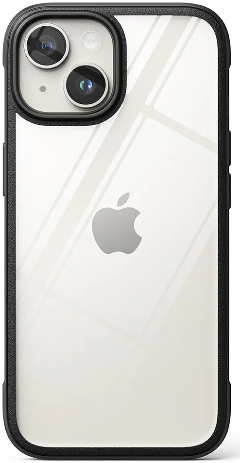 Ringke Fusion Bold Apple iPhone 15 Hoesje Back Cover Transparant Zwart afbeelding 13