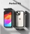 Ringke Fusion Bold Apple iPhone 15 Hoesje Back Cover Transparant Zwart afbeelding 10