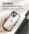 Ringke Fusion Bold Apple iPhone 15 Hoesje Back Cover Transparant Zwart afbeelding 5