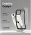Ringke Fusion Bold Apple iPhone 15 Hoesje Back Cover Transparant Zwart afbeelding 6