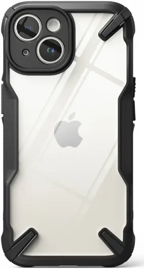 Ringke Fusion X Apple iPhone 15 Hoesje Back Cover Zwart afbeelding 11