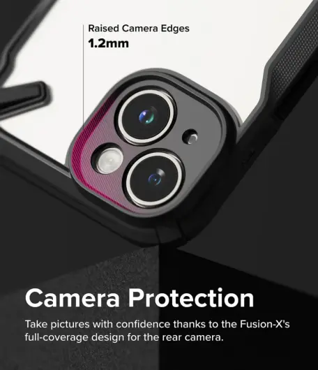 Ringke Fusion X Apple iPhone 15 Hoesje Back Cover Zwart afbeelding 7