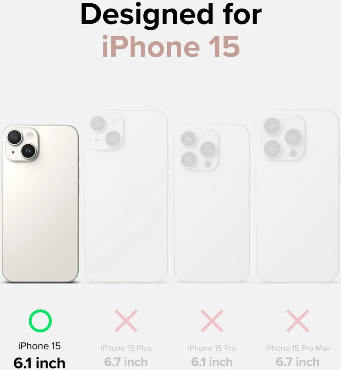 Ringke Air Apple iPhone 15 Hoesje Flexibel TPU Transparant afbeelding 6