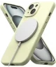 Ringke Silicone Apple iPhone 15 Hoesje Back Cover MagSafe Lime