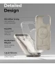 Ringke Silicone Apple iPhone 15 Hoesje Back Cover MagSafe Beige