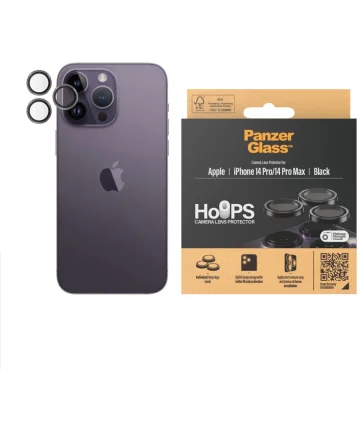 PanzerGlass Hoops Rings iPhone 14 Pro/14 Pro Max Camera Lens Protector Screen Protectors
