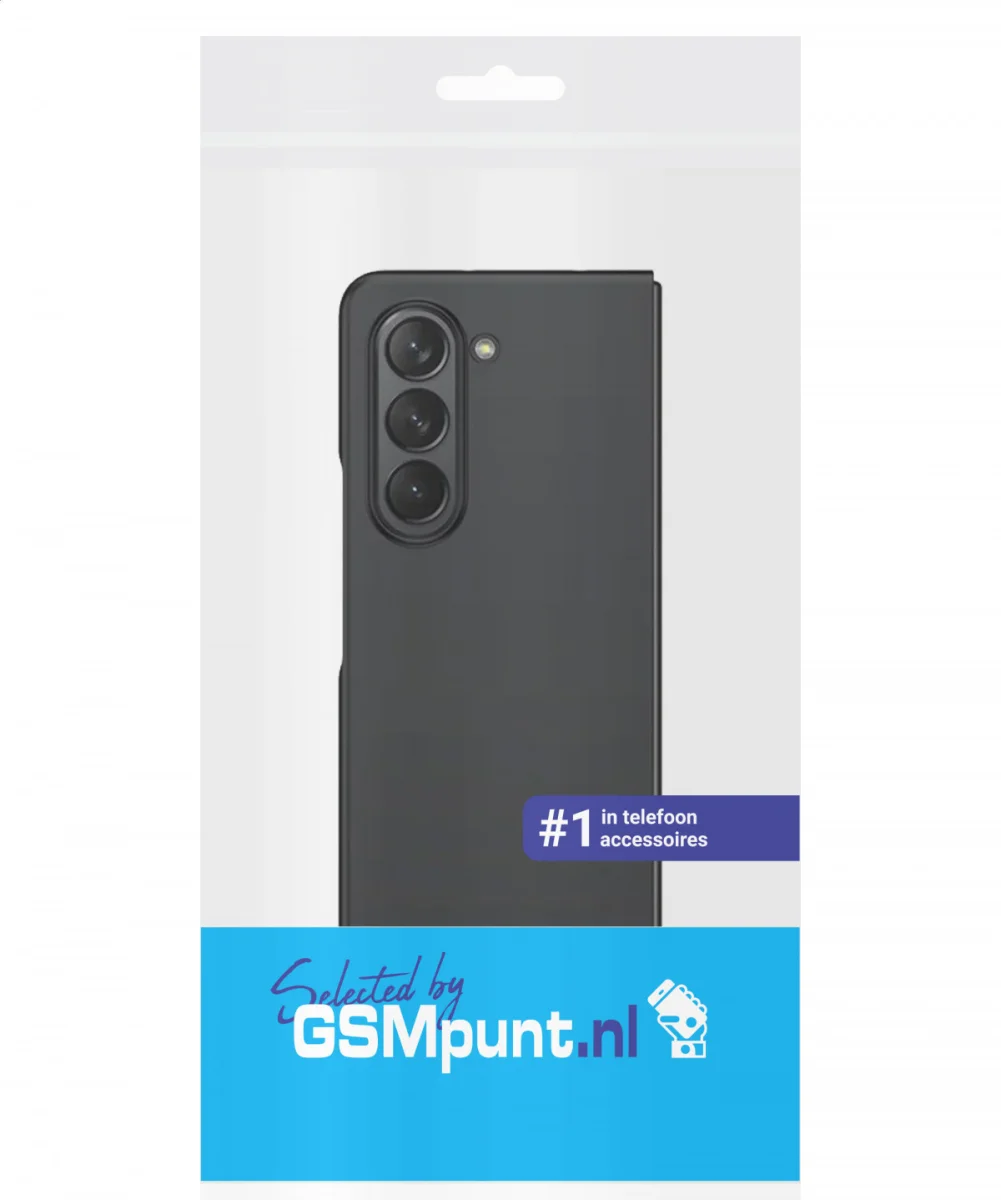 Samsung Galaxy Z Fold 5 Hoesje Hard Case Back Cover Zwart afbeelding 10