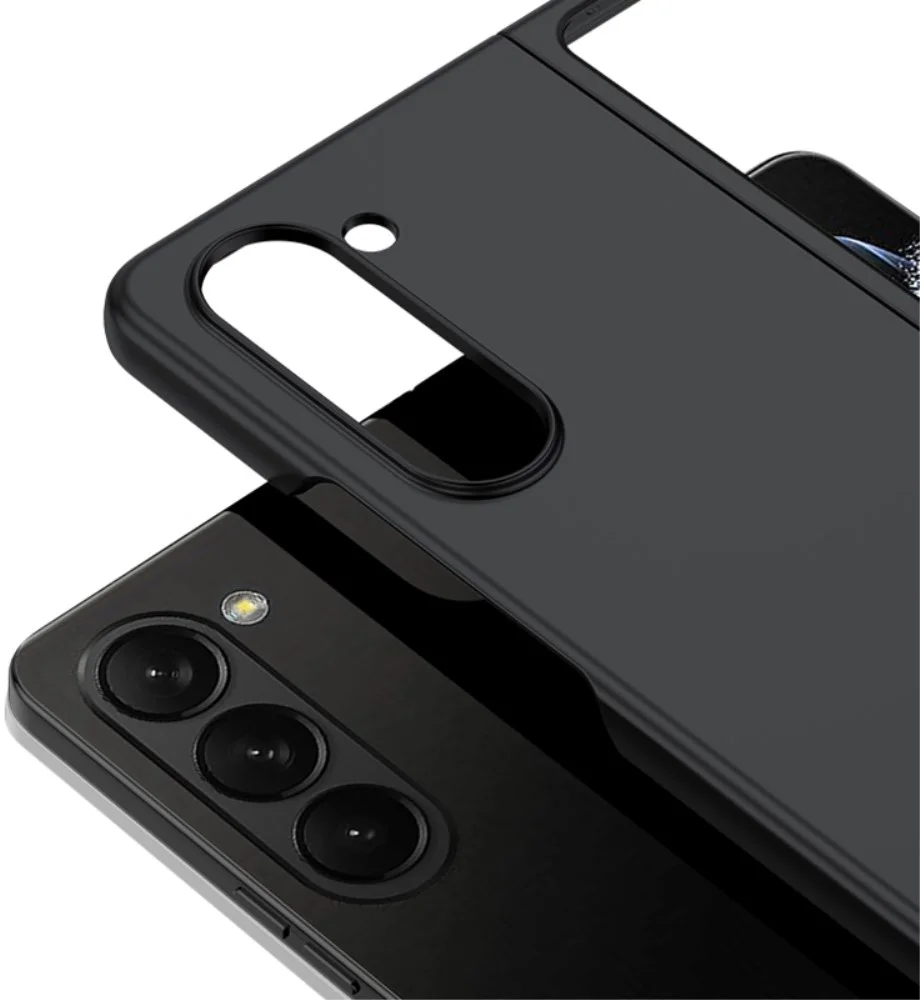 Samsung Galaxy Z Fold 5 Hoesje Hard Case Back Cover Zwart afbeelding 9