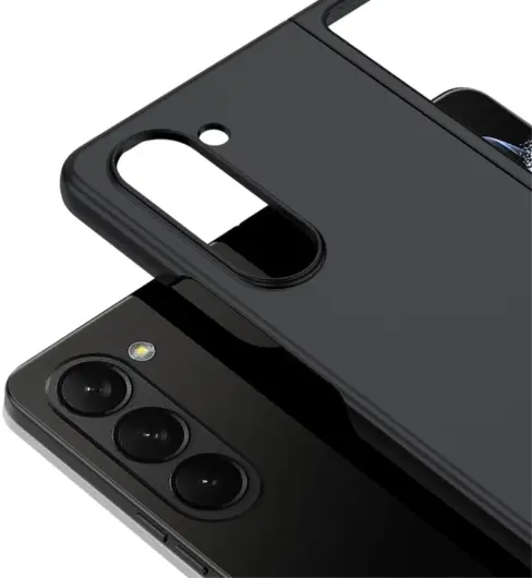 Samsung Galaxy Z Fold 5 Hoesje Hard Case Back Cover Zwart afbeelding 9