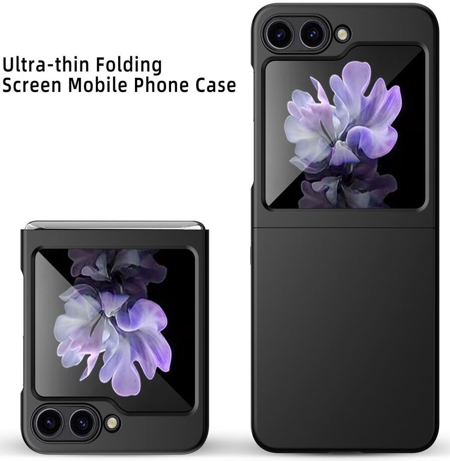 Samsung Galaxy Z Flip 5 Hoesje Hard Case Back Cover Zwart afbeelding 5