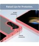 Samsung Galaxy Z Fold 5 Hoesje Back Cover Roze / Transparant
