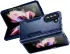Samsung Galaxy Z Fold 5 Hoesje Armor Back Cover Blauw afbeelding 2