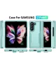 Samsung Galaxy Z Fold 5 Hoesje Armor Back Cover Groen