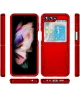 Samsung Galaxy Z Flip 5 Hoesje Armor Back Cover Rood