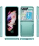 Samsung Galaxy Z Flip 5 Hoesje Armor Back Cover Groen