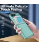 Samsung Galaxy Z Flip 5 Hoesje Armor Back Cover Groen