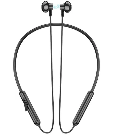 Hoco ES67 Bluetooth Oordopjes met Nekband Ideaal voor Sporten Zwart Headsets