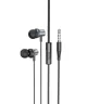 Hoco M110 Bedrade In-Ear Oordopjes 3.5mm Jack Headset Zwart