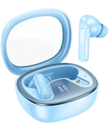 Hoco EQ6 True Wireless Headset Bluetooth 5.3 Draadloze Oortjes Blauw Headsets