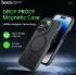 Hoco Lord Series Apple iPhone 15 Plus Hoesje Magsafe Back Cover Zwart afbeelding 5