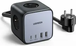 UGREEN DigiNest Cube 7-in-1 Power Adapter 65W 3x AC/2x USB-C 2x USB-A