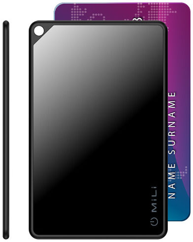 MiLi MiCard iOS FindMy Bluetooth Tracker Anti-Diefstal Wallet Zwart afbeelding 5