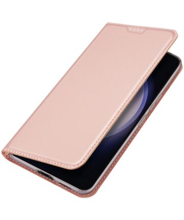 Dux Ducis Skin Pro Samsung Galaxy S23 FE Hoesje Portemonnee Roze Hoesjes