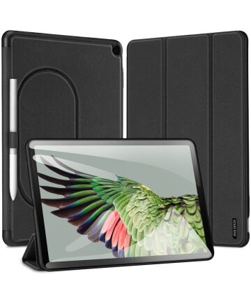 Dux Ducis Domo Google Pixel Tablet Hoes Tri-Fold Book Case Zwart Hoesjes