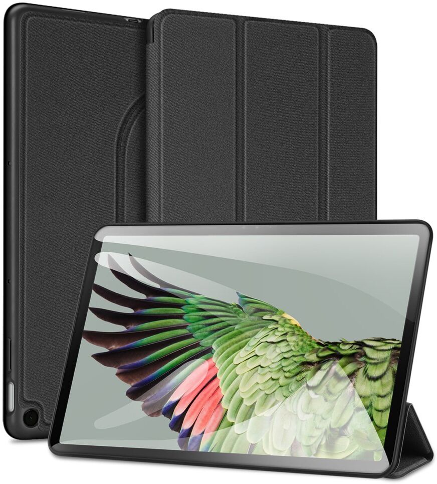 Dux Ducis Domo Google Pixel Tablet Hoes Tri-Fold Book Case Zwart afbeelding 2