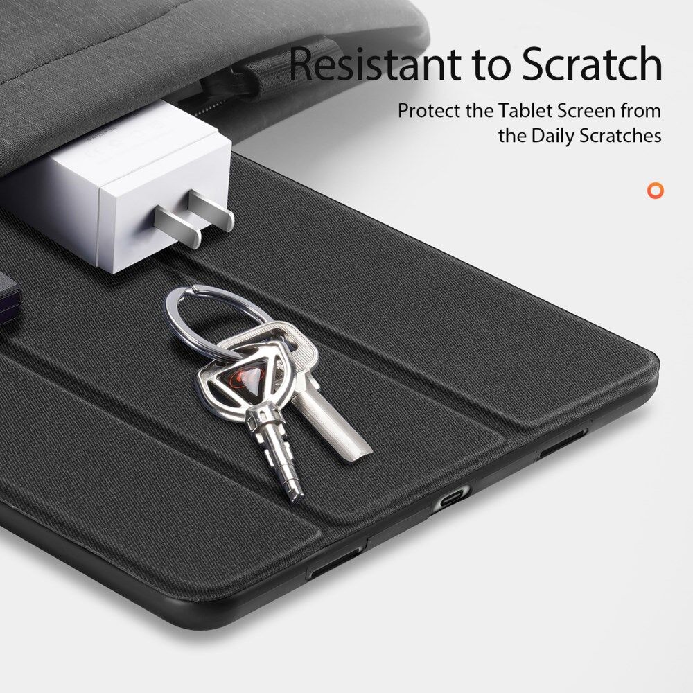 Dux Ducis Domo Google Pixel Tablet Hoes Tri-Fold Book Case Zwart afbeelding 6