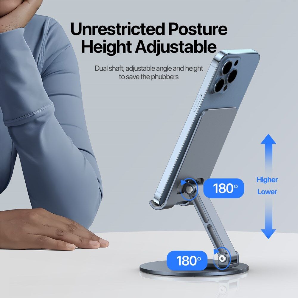 Dux Ducis Verstelbare Opvouwbare Smartphone/Tablet/iPad Bureau Houder afbeelding 6