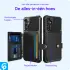 Samsung Galaxy A25 3 in 1 Back Cover Portemonnee Hoesje Zwart afbeelding 5