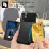 Samsung Galaxy A25 3 in 1 Back Cover Portemonnee Hoesje Zwart afbeelding 3